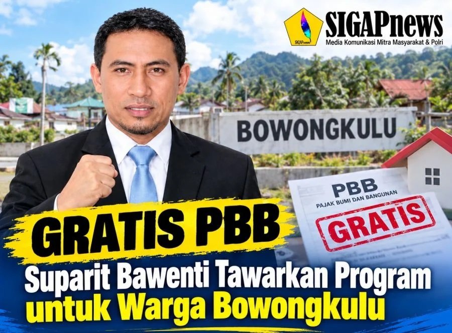 Calon Kapitalaung Nomor 2 Janjikan Gratis PBB di Bowongkulu