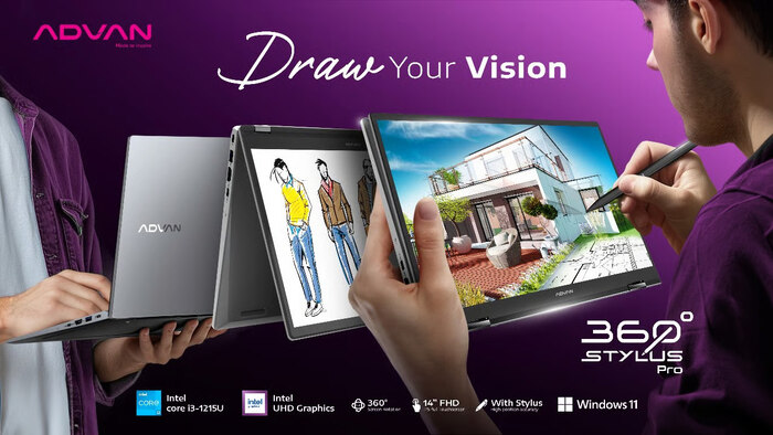 CEO ADVAN Launching Produk 360 Stylus Pro Saat Event Live 9.9, Membuat Produk Ini Paling Laris