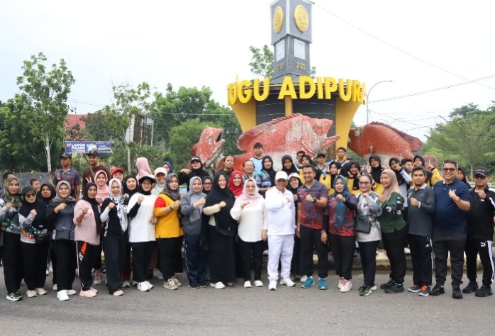 Dandim Rohil Meriahkan CFD, Ribuan Warga Padati Batu Enam