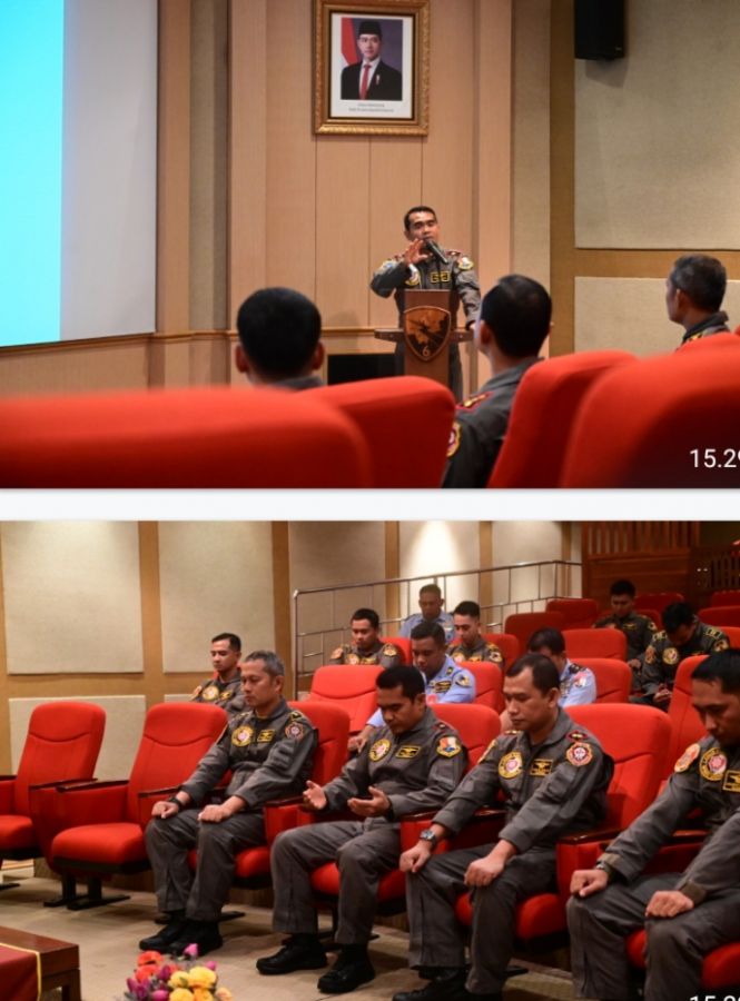 Danlanud Roesmin Nurjadin Pimpin Briefing Penerbangan Perdana di Bulan Ramadhan