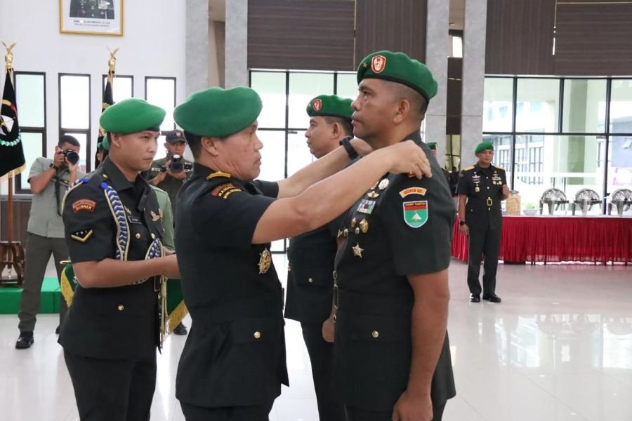 Danrem 031/Wira Bima Pimpin Sertijab Dandim 0321/Rohil, Letkol Ricky Siap Lanjutkan Pengabdian