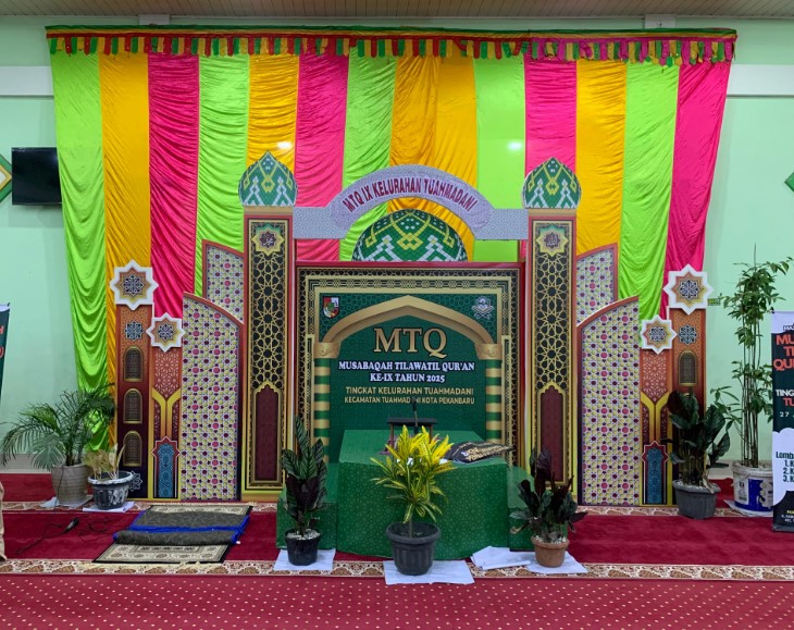 Dari Persiapan Hingga Pelaksanaan, KKN UMRI Ikut Sukseskan MTQ ke IX di Tuah Madani
