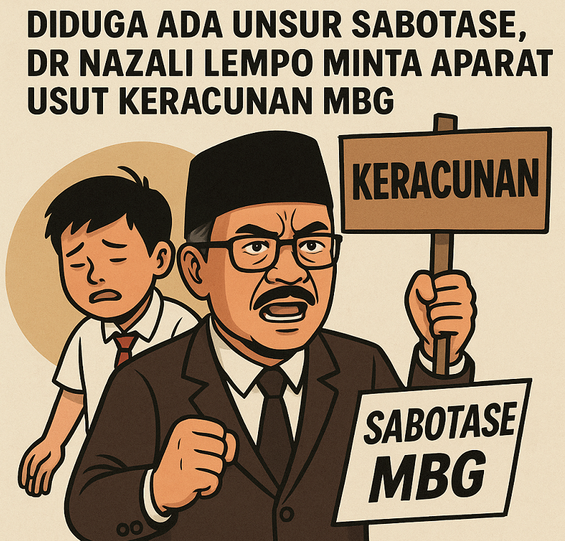 Diduga Ada Unsur Sabotase, Dr Nazali Lempo Minta Aparat Usut Keracunan MBG