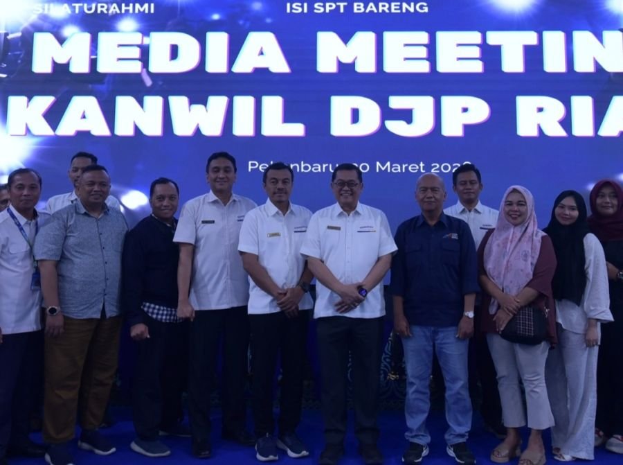 DJP Riau Sampaikan Kinerja Penerimaan dan Kepatuhan SPT 2026 Dengan Media
