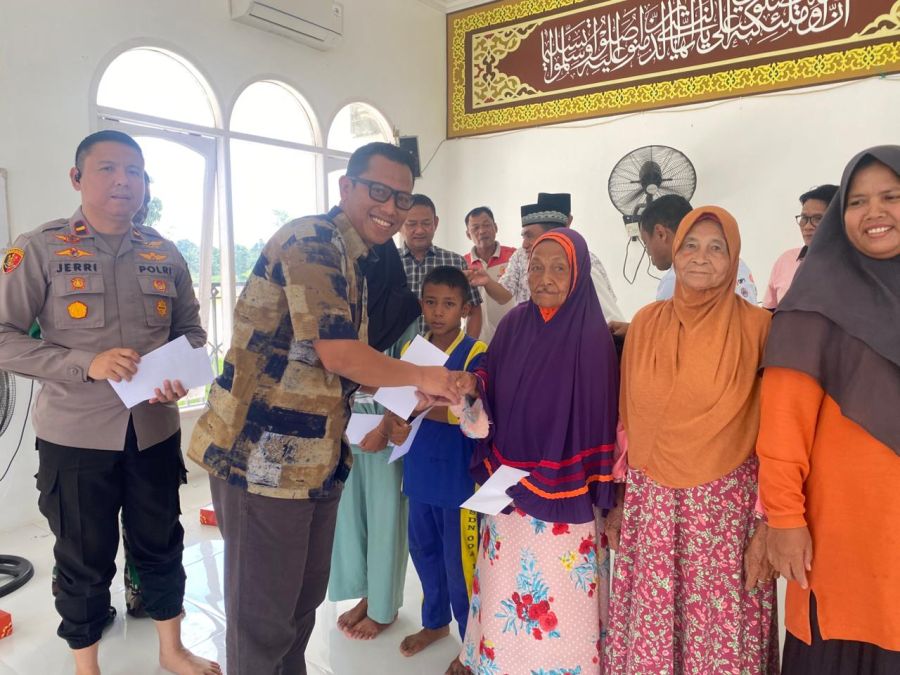 Doa Bersama dan Santunan, EMP Bentu Minta Restu Pengeboran Sumur Migas NS-16