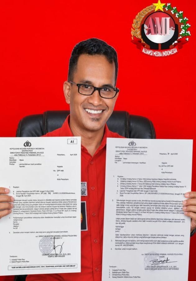 DPP AMI Apresiasi Polda Riau, Desak Usut Dugaan Fitnah