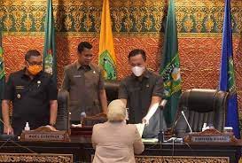 DPRD Riau Gelar Rapat Paripurna Sekaligus Pembentukan Pansus dan Penyampaian Laporan Reses