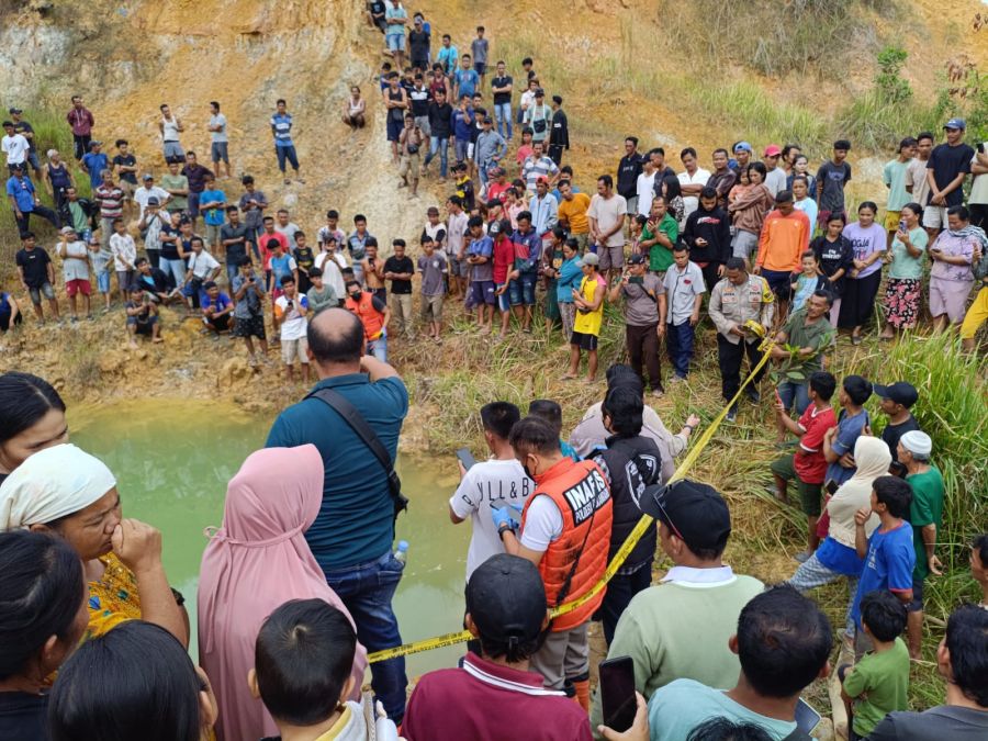 Dua Bocah Kakak-Adik di Pekanbaru Tewas Tenggelam di Kolam Bekas Galian Bata