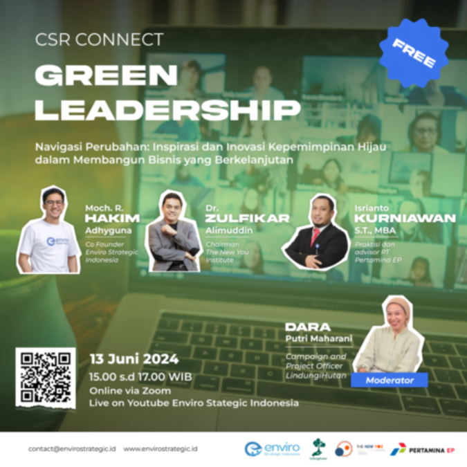 Enviro Strategic Indonesia Gelar Webinar Green Leadership untuk Membangun Bisnis Keberlanjutan