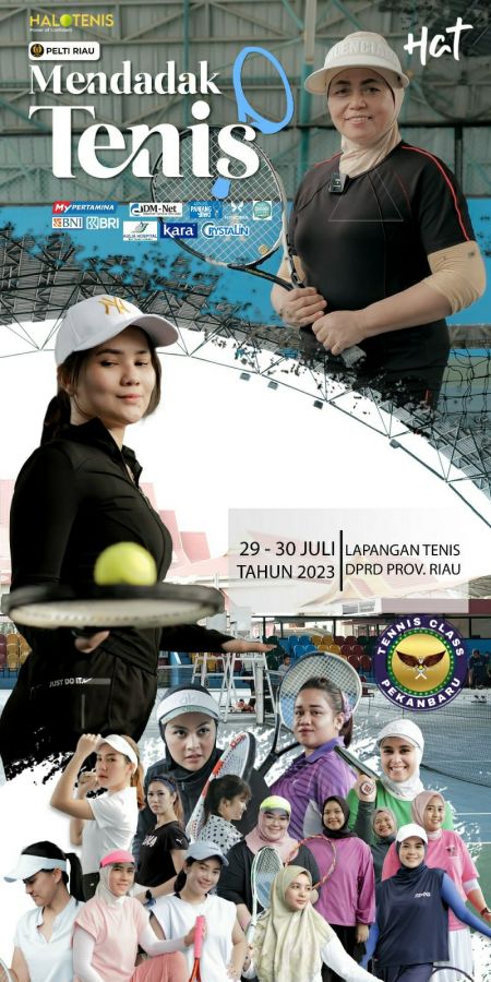 Event Mendadak Tenis Riau 2023: Perkenalkan Konsep Baru Entertainment Sport untuk Generasi Baru