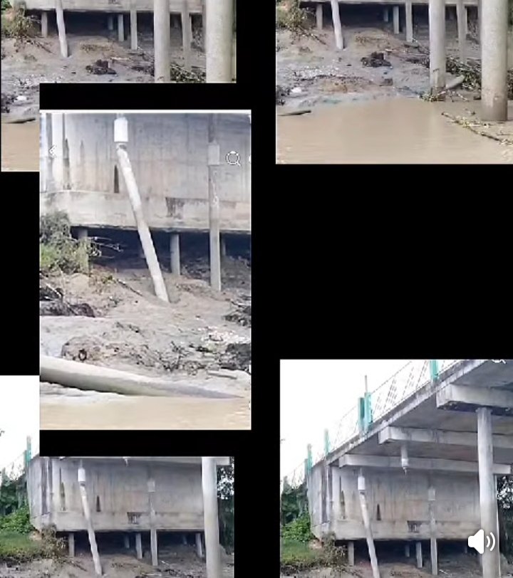 Empat Tiang Jembatan Pedamaran II Patah, Warga Desak Pemkab Bertindak