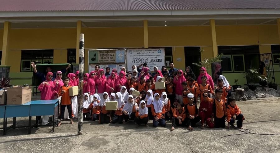 GOW Kampar Semarakkan Hari Anak Nasional Bersama Ratusan Siswa Langgini