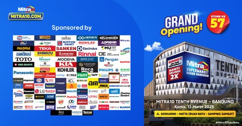 Grand Opening Mitra10 Tenth Avenue Bandung: Destinasi Baru Belanja Elektronik Murah & Bahan Bangunan