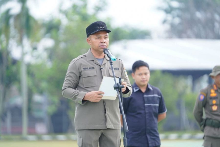 Gubri Abdul Wahid Instruksikan Satpol PP menjadi penegak disiplin ASN