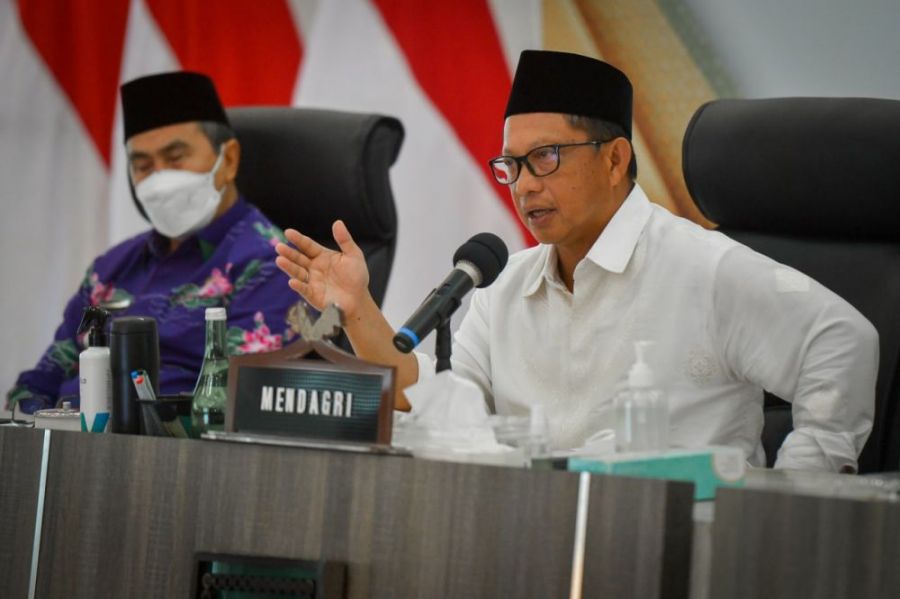 Gubri dan Bupati/Waliota Se -Riau Hadiri Rakor Bersama Mendagri Membahas Pandemi Covid-19 di Riau
