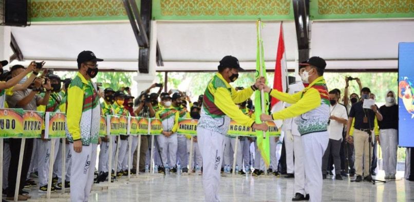 Gubri Kukuh dan Lepas 147 Atlet Riau dari 29 Cabor Untuk PON XX Papua