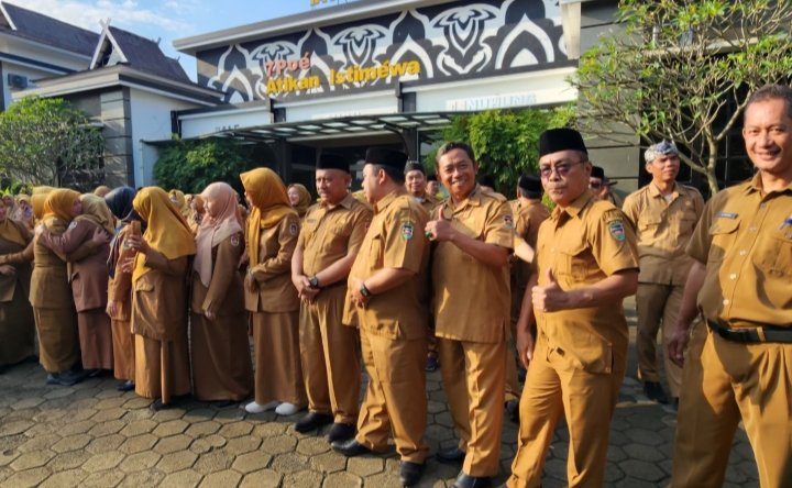 Halal Bihalal Disdik Purwakarta, Pegawai Diminta Langsung Gas Pelayanan