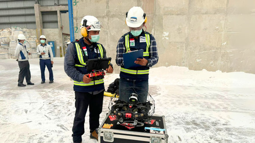 Halo Robotics Berhasil Lakukan Pengukuran Volume Stockpile dengan Drone Flyability Elios 3