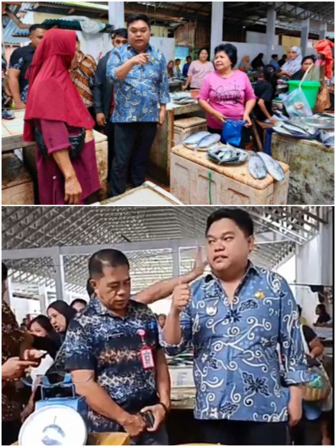 Harga Meroket, Pasar Kumuh! Wakil Bupati Sangihe Sidak dan Ambil Tindakan