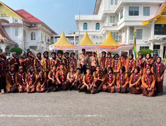 Hari Pramuka ke-65 Jadi Momentum MAN 1 Rohil Kejar Prestasi