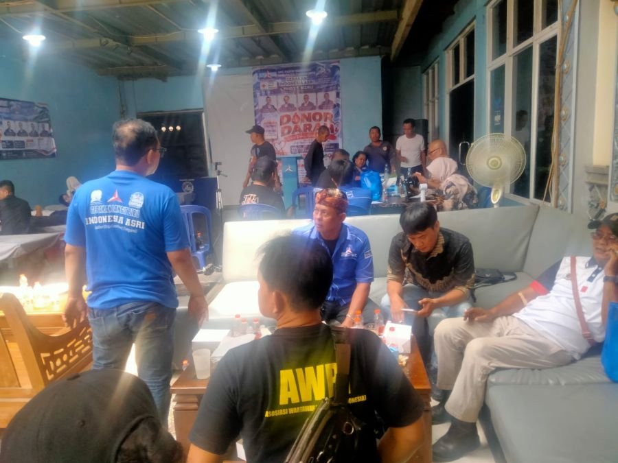 HUT ke-25, DPC Partai Demokrat Purwakarta Gelar Donor Darah di Cilegong