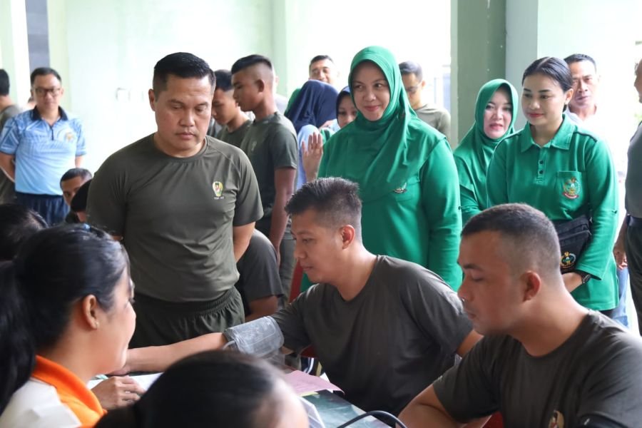 HUT Ke-81 TNI, Pangdam XIX/Tuanku Tambusai Buka Layanan Kesehatan Gratis