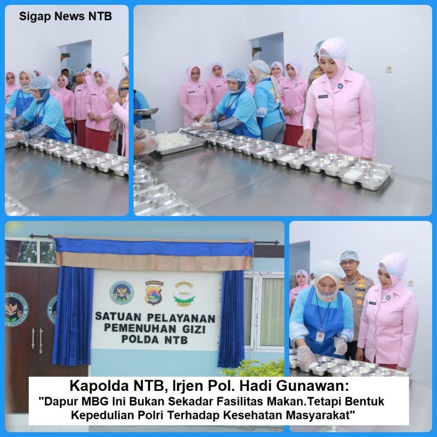 Inspirasi Hari Bhayangkara ke-79: Dapur MBG Polda NTB Raih Apresiasi BGN RI