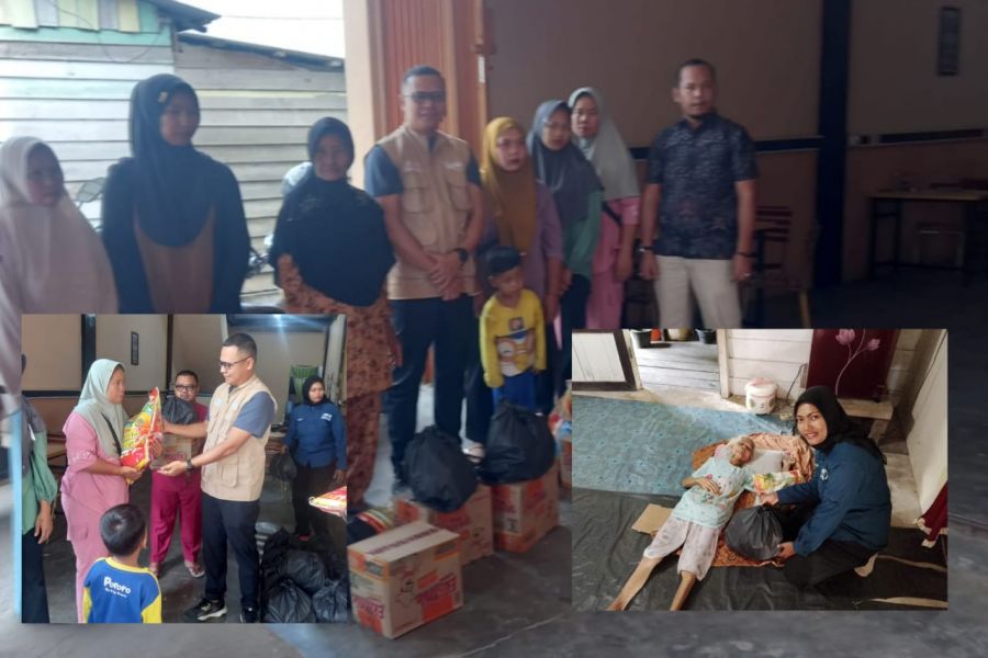 JMSI Inhu Salurkan Sembako, Bantu Warga Kurang Mampu