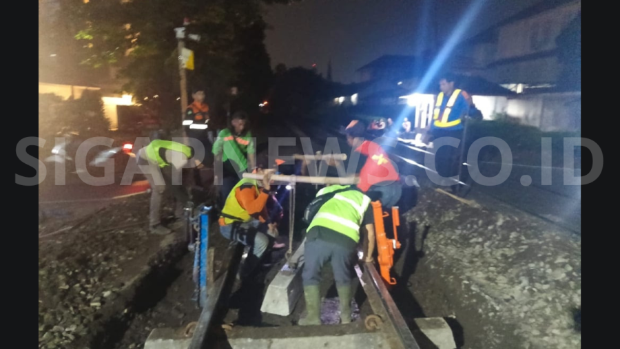 KAI Daop 2 Bandung Perbaiki 47 Perlintasan Demi Keselamatan Kereta