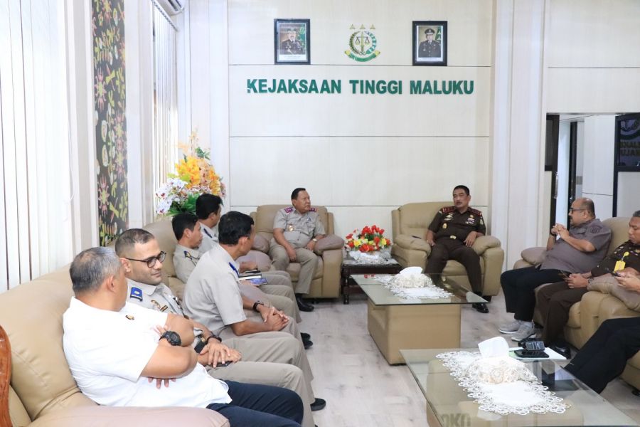 Kajati Maluku dan Kakanwil BPN Perkuat Sinergi Penegakan Hukum Pertanahan
