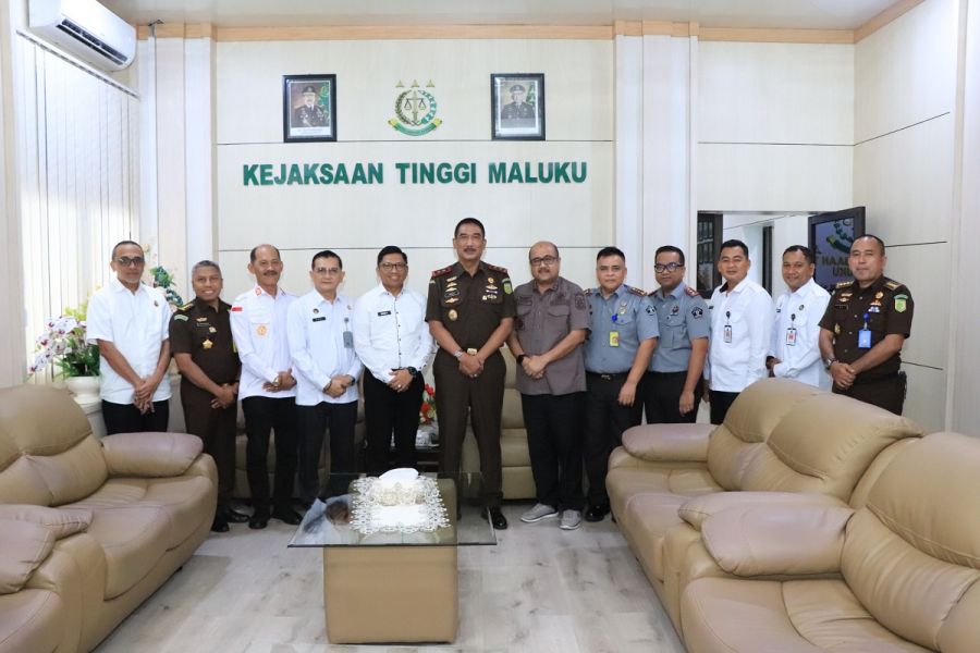 Kajati Maluku Terima Kunjungan Kakanwil Ditjen Imigrasi dan Ditjen Pemasyarakatan