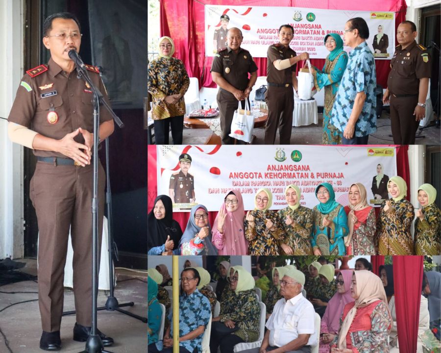Kajati Riau Beserta Ketua IAD Riau Gelar Kegiatan Bakti Sosial Dalam Rangka HBA Ke-63