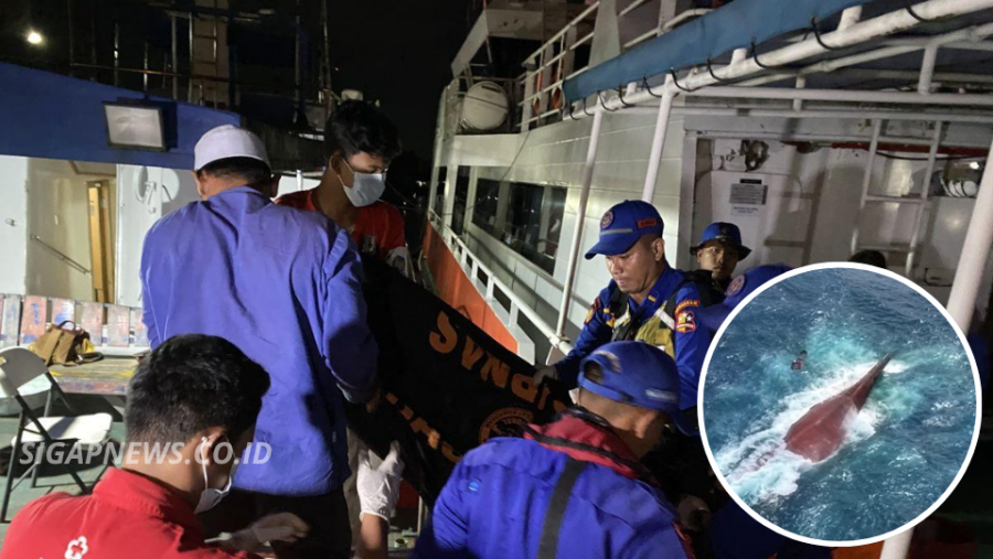 Kapal Indonesia Terbalik di Laut Jawa, 129 Orang Masih Hilang