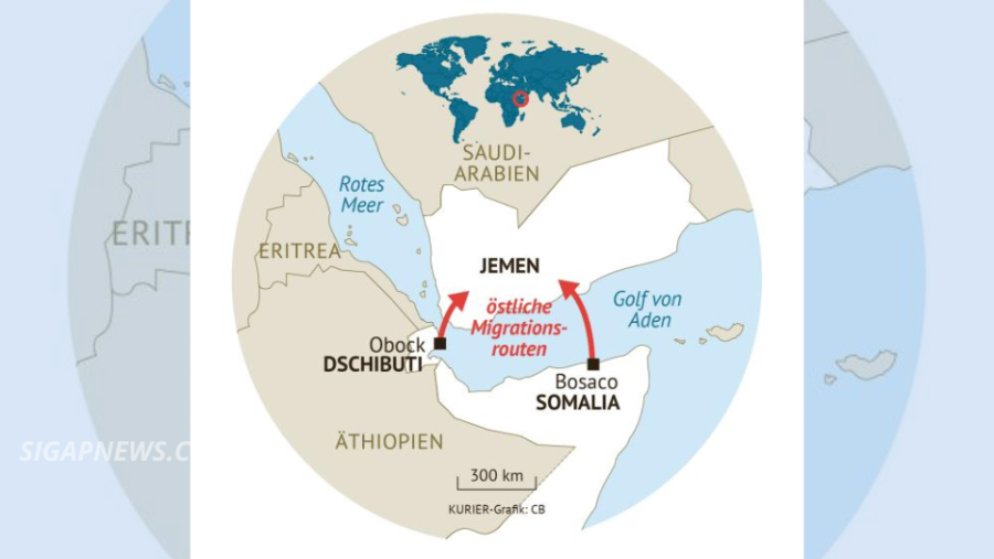 Kapal Migran Tenggelam di Djibouti, 139 Orang Meninggal dan 84 Hilang