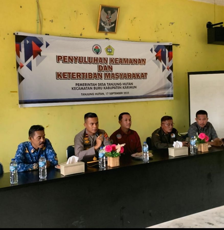 Kapolsek Buru Lakukan Penyuluhan, Minta Warga Aktifkan Siskamling