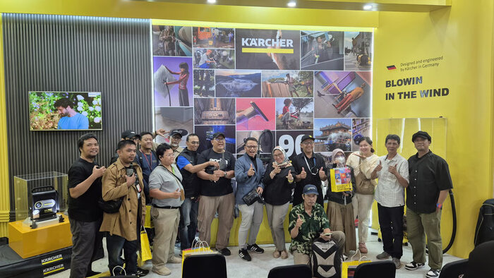 Karcher Hadirkan Pressure Washer K Silent Limited Edition Warna Hitam di Jakarta Fair