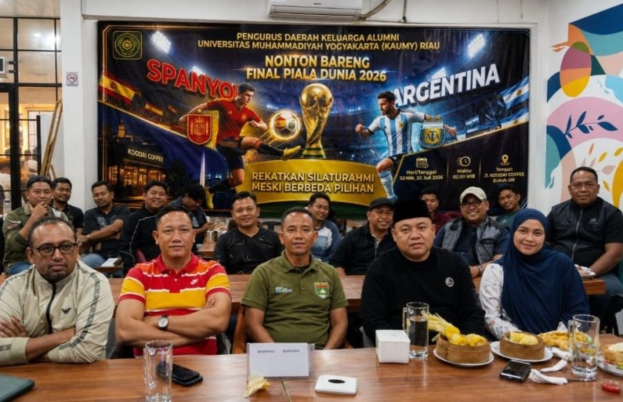 Kaumy Riau Satukan Alumni Lewat Nobar Final Piala Dunia 2026