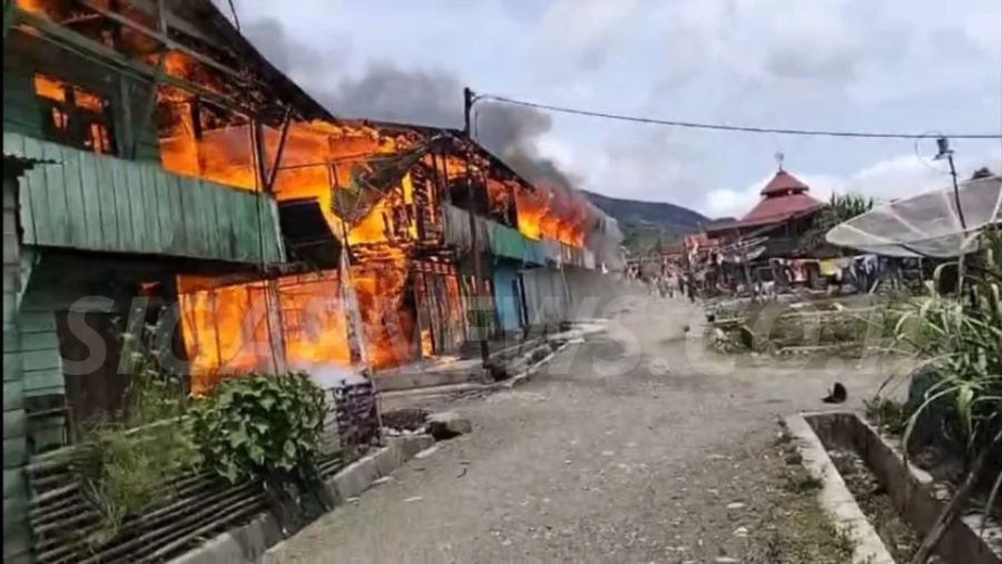 Kebakaran Pasar Jagong Aceh Tengah, 96 Bangunan Terdampak