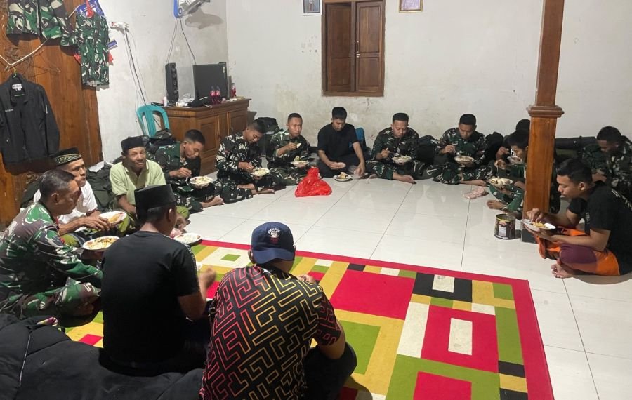 Kehangatan Pos 1 Kesongo: Ketika Satgas TMMD 129 Bojonegoro dan Warga Menyatu Tanpa Sekat