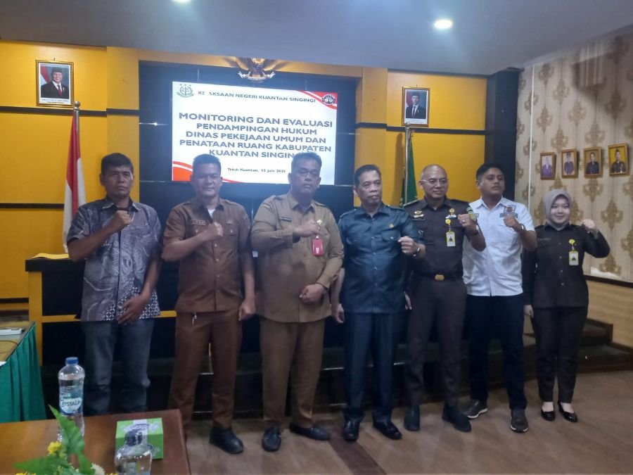 Kejari Kuansing Lakukan Monitoring Yuridis Pembangunan Astaka MTQ di Teluk Kuantan