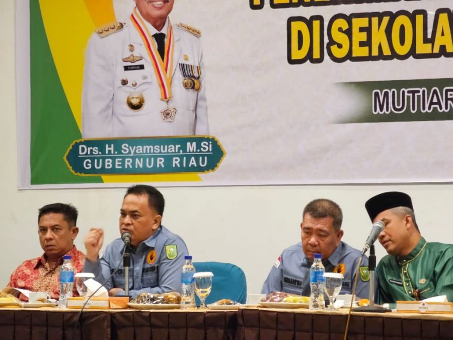Kepala Inspektorat Propinsi Riau, Amanatkan Jangan Ada Gratifikasi Dalam Penerimaan PPDB TA 2023