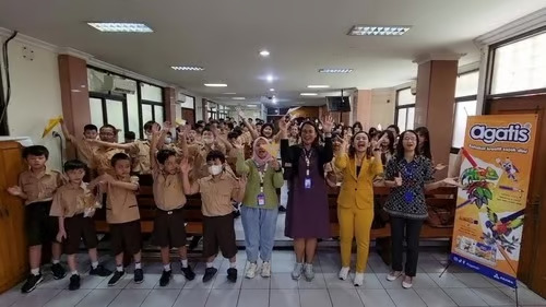 Keseruan Workshop Public Speaking Bersama Priska Sahanaya dan AGATIS di SD Kalam Kudus 2