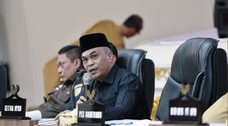 Ketua DPRD Riau Kaderismanto Hadiri Rapat Forkopimda Bahas Pengelolaan Kebun Negara di Riau