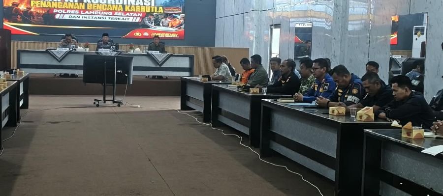 Ketua Senkom Lampung Selatan Ikuti Rakor Lintas Sektoral Antisipasi Karhutla
