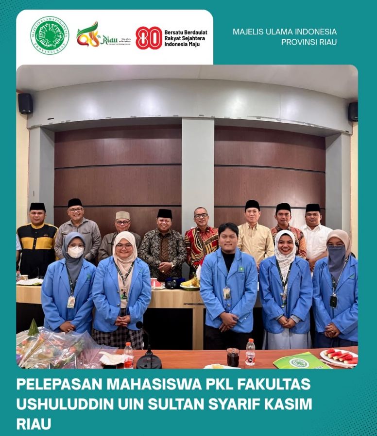 Ketum MUI Riau Lepas Mahasiswa Magang UIN Suska, Tekankan Ilmu untuk Umat