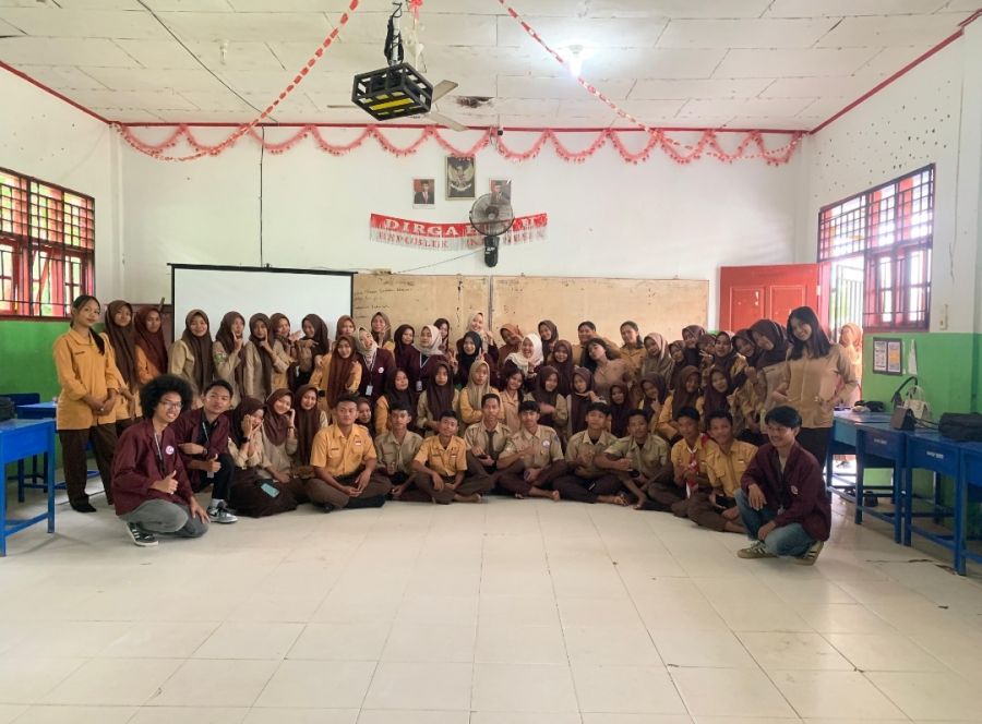 KKN Universitas Abdurrab Hadirkan Edukasi Kesehatan dan Karakter di SMA Negeri 1 Sinaboi