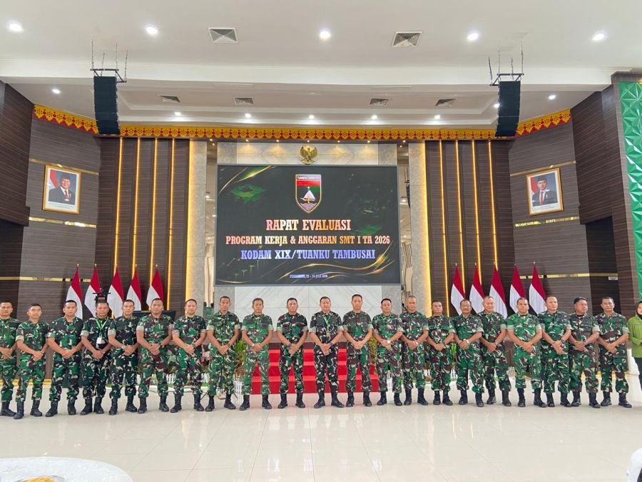 Kodam XIX Evaluasi Progjagar 2026, Perkuat Akuntabilitas dan Serapan Anggaran