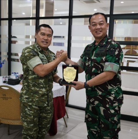 Kodam XIX Tuanku Tambusai Perkuat Sinergi Pembinaan Arhanud, Pangdam Terima Audiensi Denpusen Arhanud