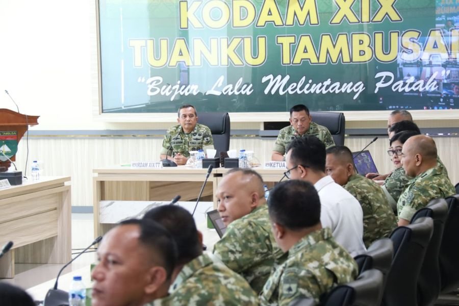 Kodam XIX Tuanku Tambusai Siapkan Penataan Aset Lebih Akuntabel, Tim IV Satgas BMN Mulai Bekerja