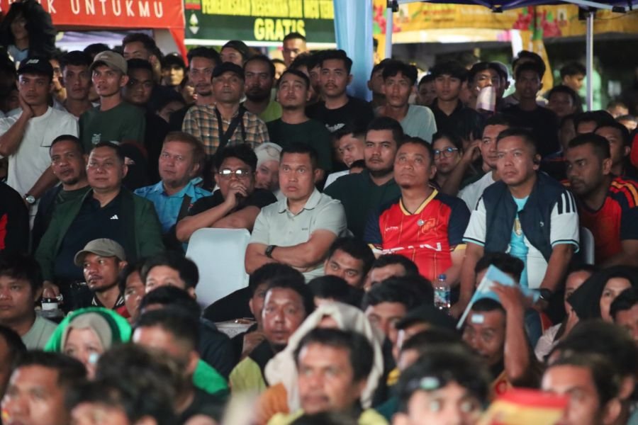 Kodam XIX Tuanku Tambusai Tutup Festival Rakyat Nusantara 2026, Ribuan Warga Meriahkan Nobar Final Piala Dunia